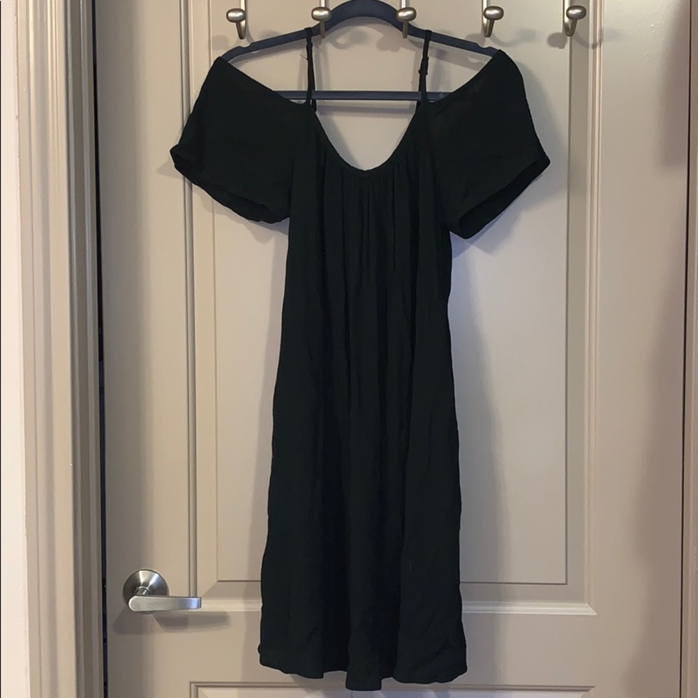 Off shoulder black dress